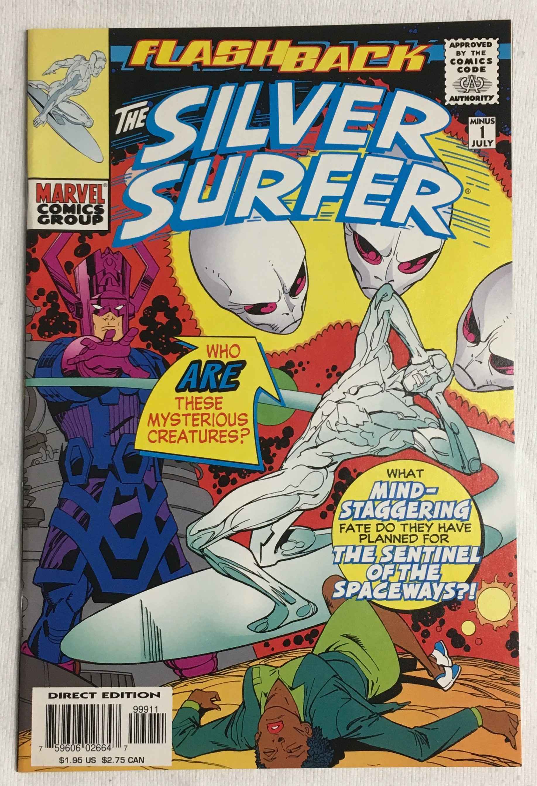 Silver Surfer - Abduction - Volume 3 - No.  Minus 1 - July 1997  



