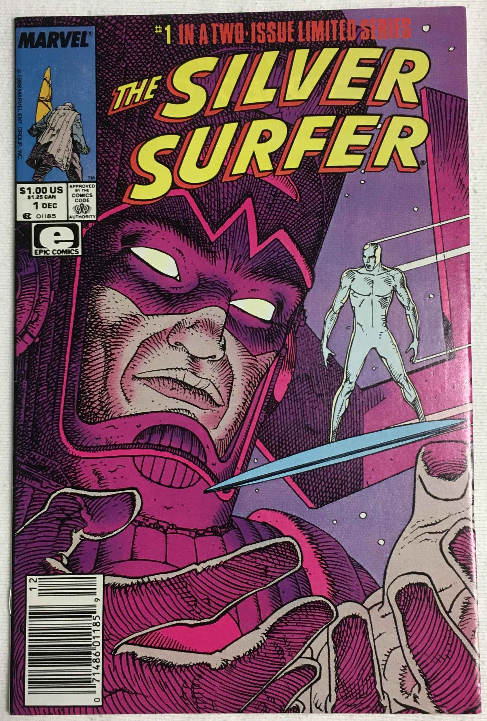 Silver Surfer - Parable - 1 of 2 - Volume 1 - No. 1 - December 1988  
