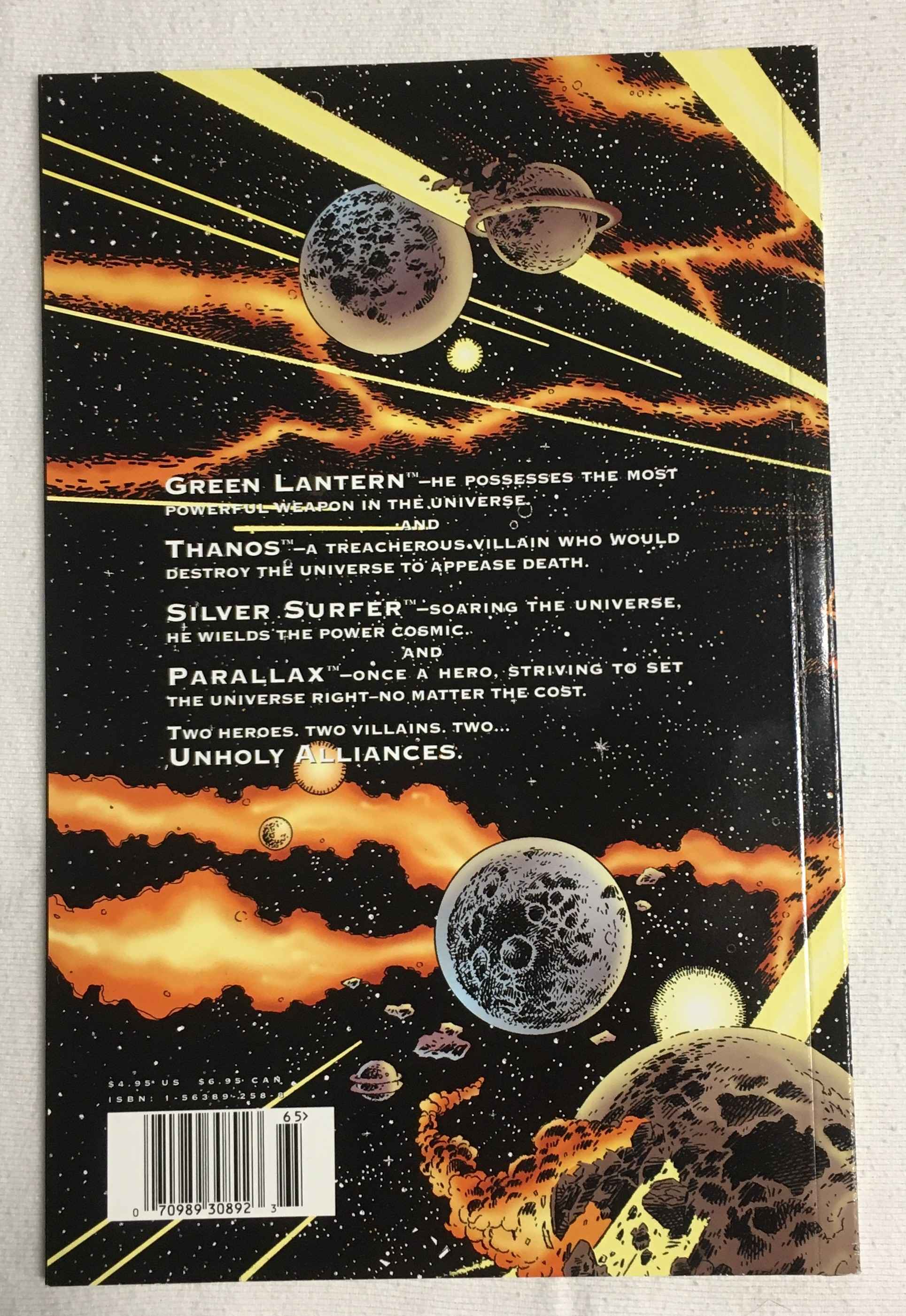 Green Lantern/Silver Surfer - Unholy Alliance - First Print - No. 1 - 1995  
 2