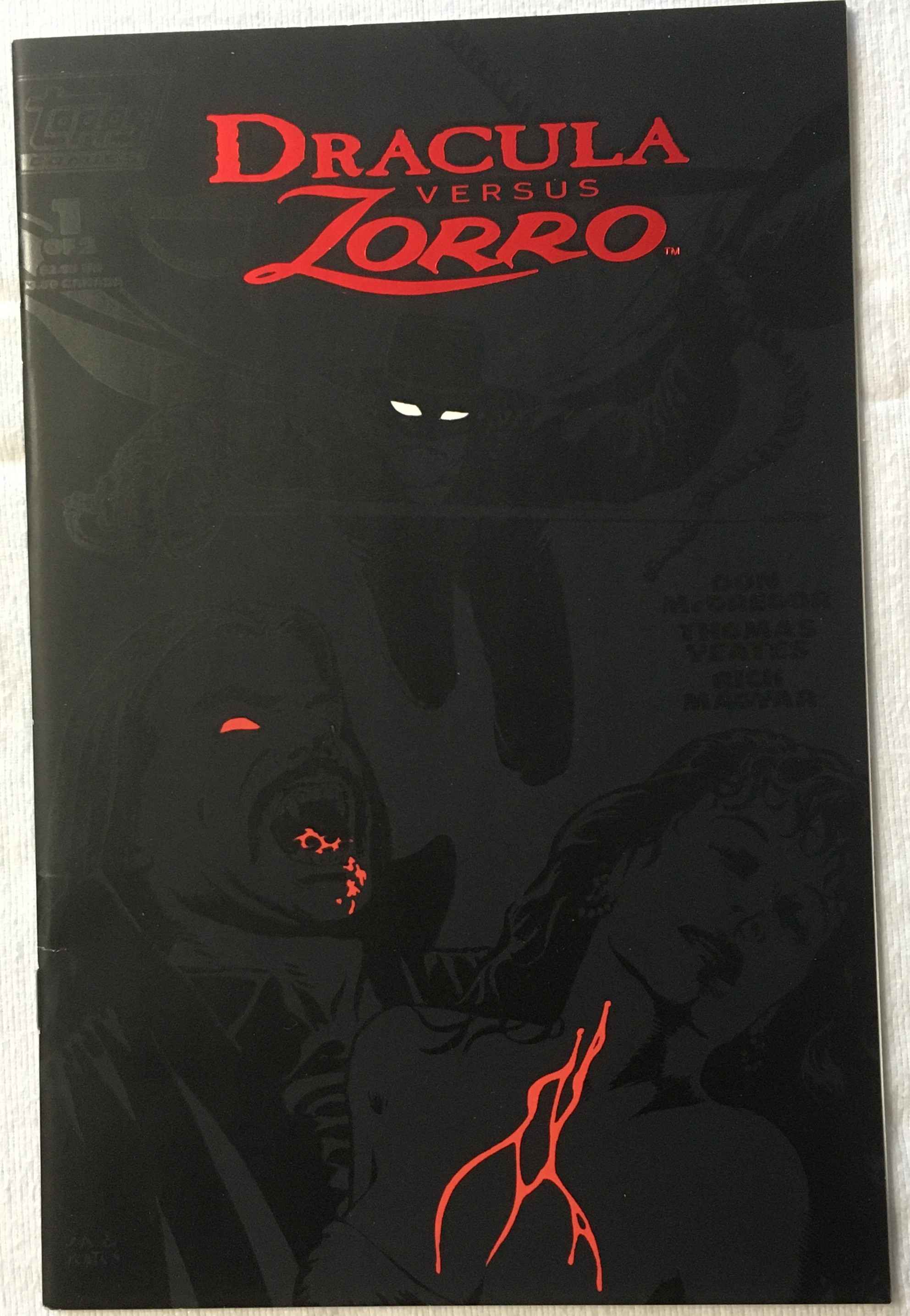Dracula versus Zorro - 1 of 2 - Volume 1 - No. 1 - October 1993 