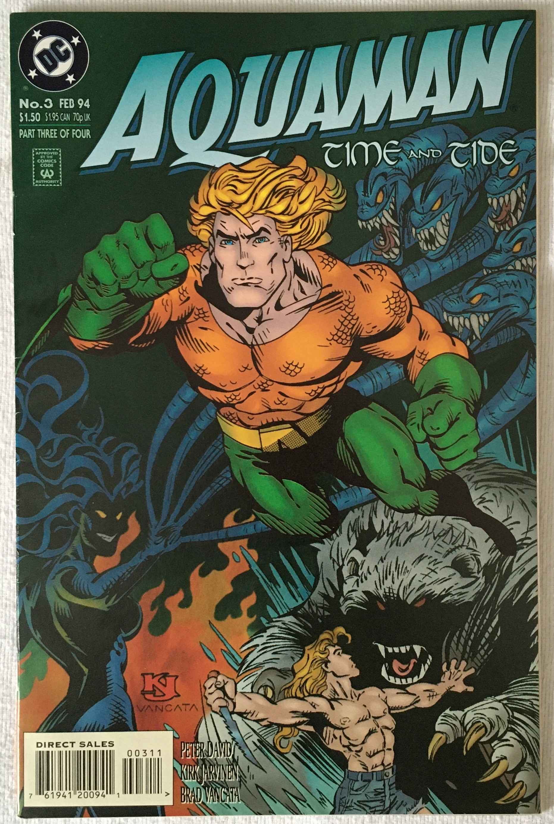 Aquaman - Time and Tide - No. 3 - February 1994