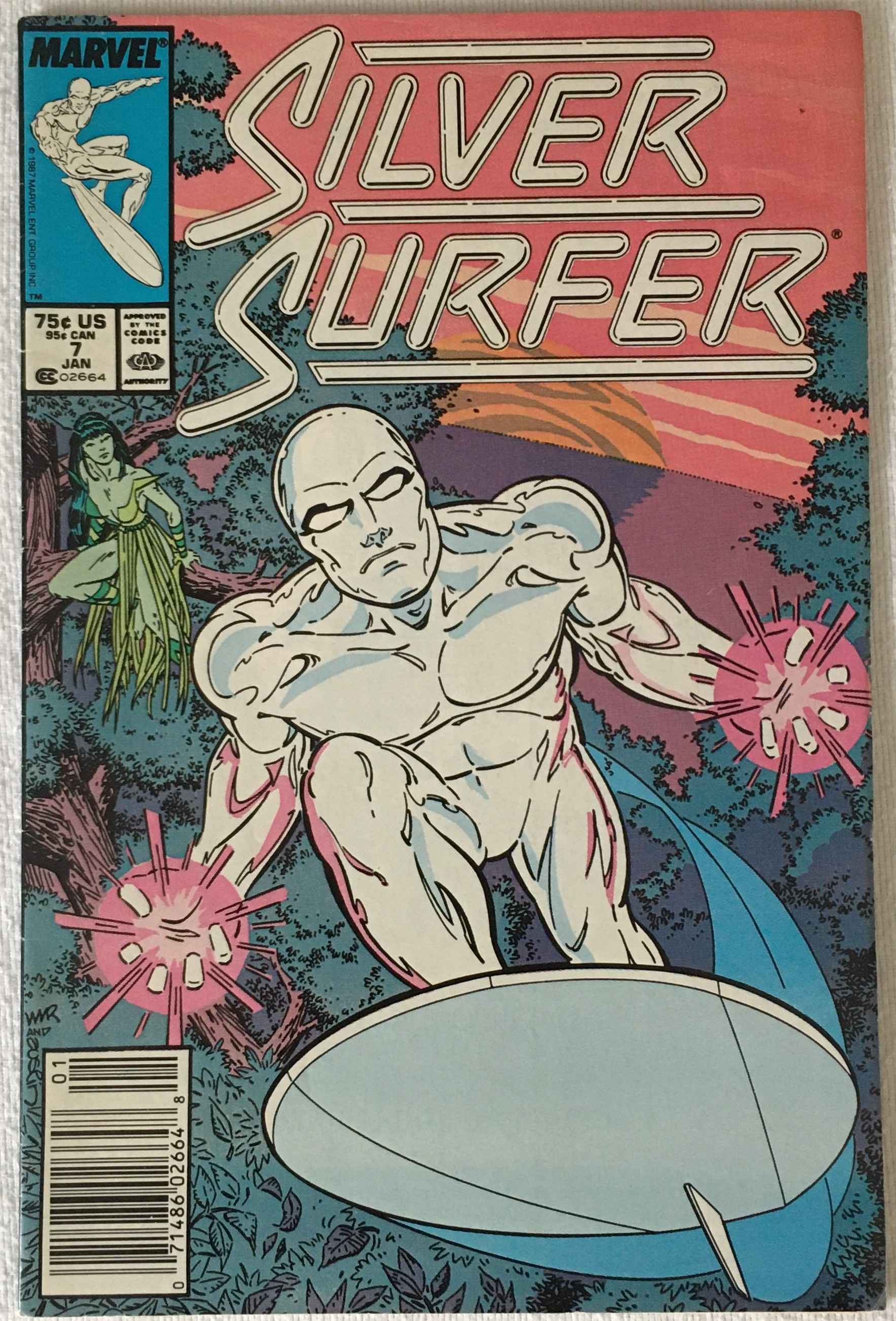 Silver Surfer - Triangle - Volume 3 - No. 7 - January 1988