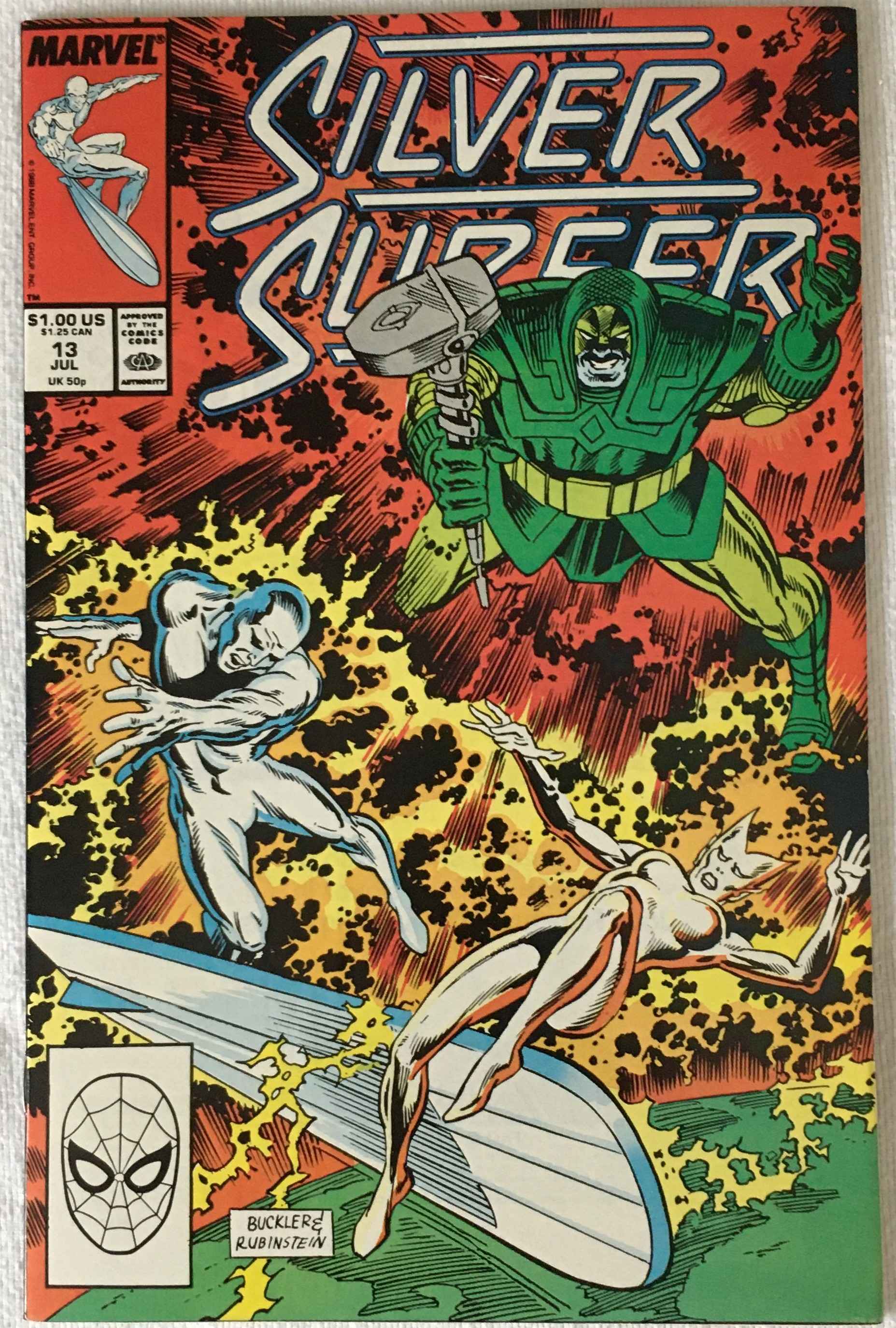 Silver Surfer - Masques! - Volume 3 - No. 13 - July 1988