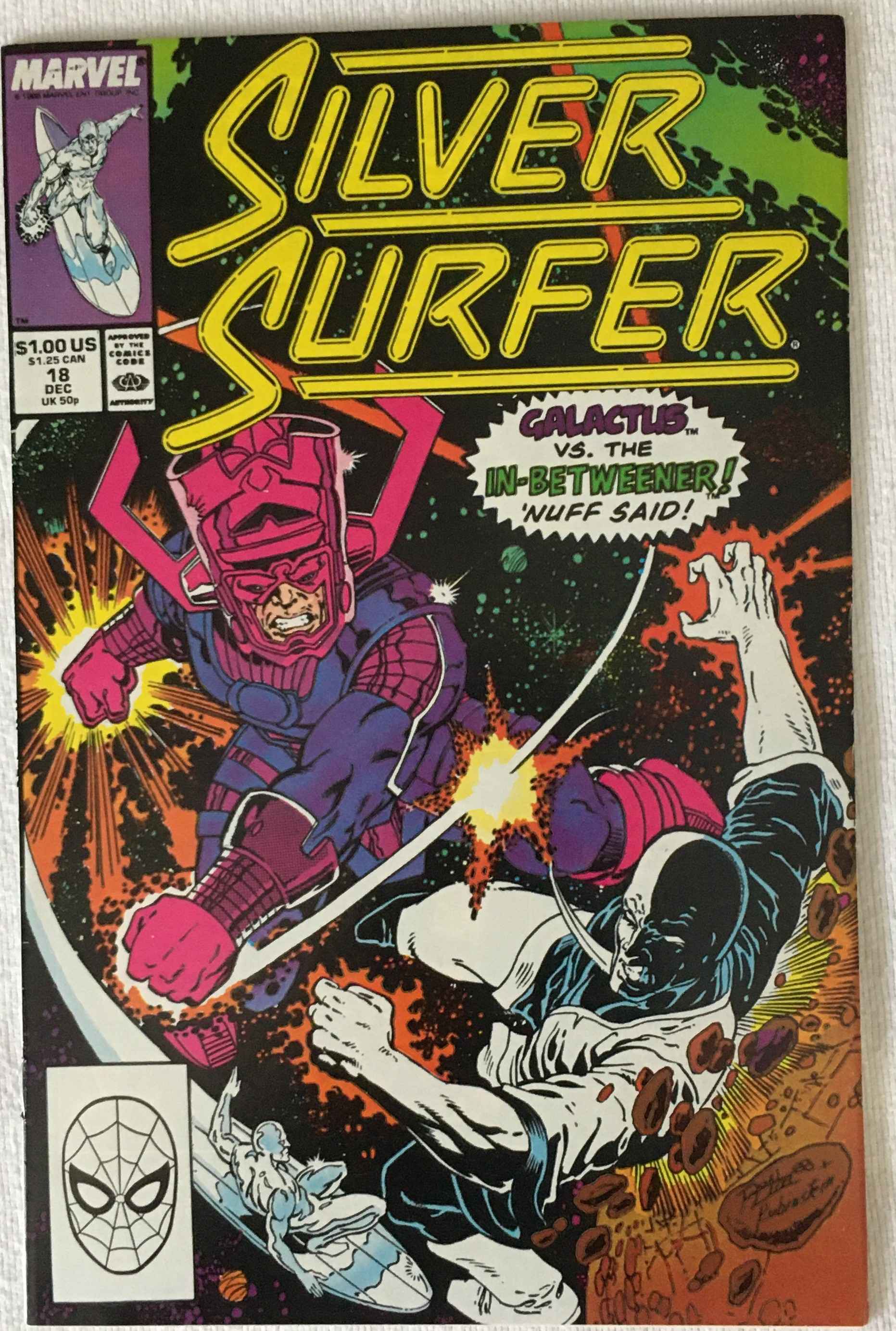 Silver Surfer - Heavy Weights - Volume 3 - No. 18 - December 1988