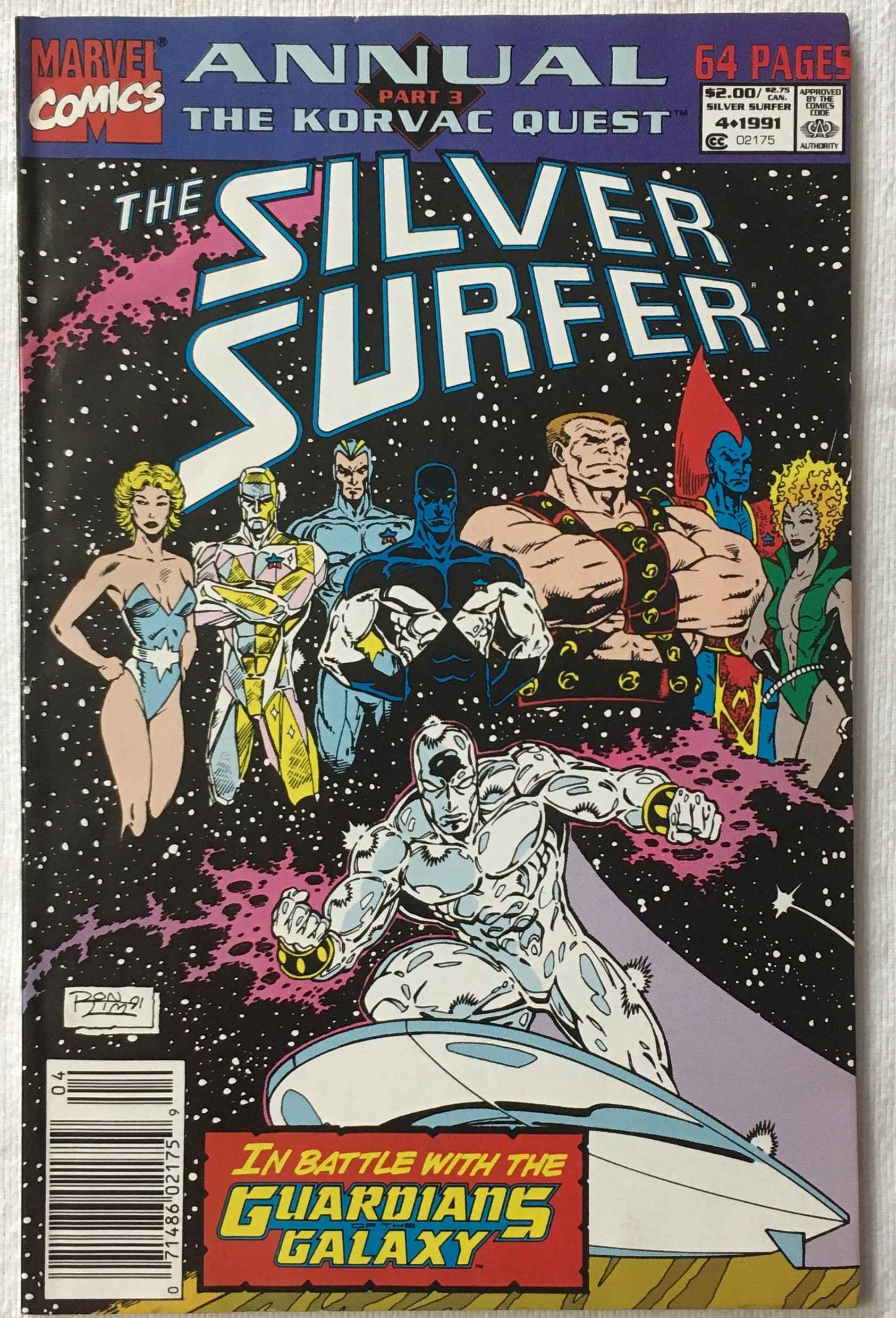 Silver Surfer - Annual 4 - Volume 1 - No. 4 - June 1991