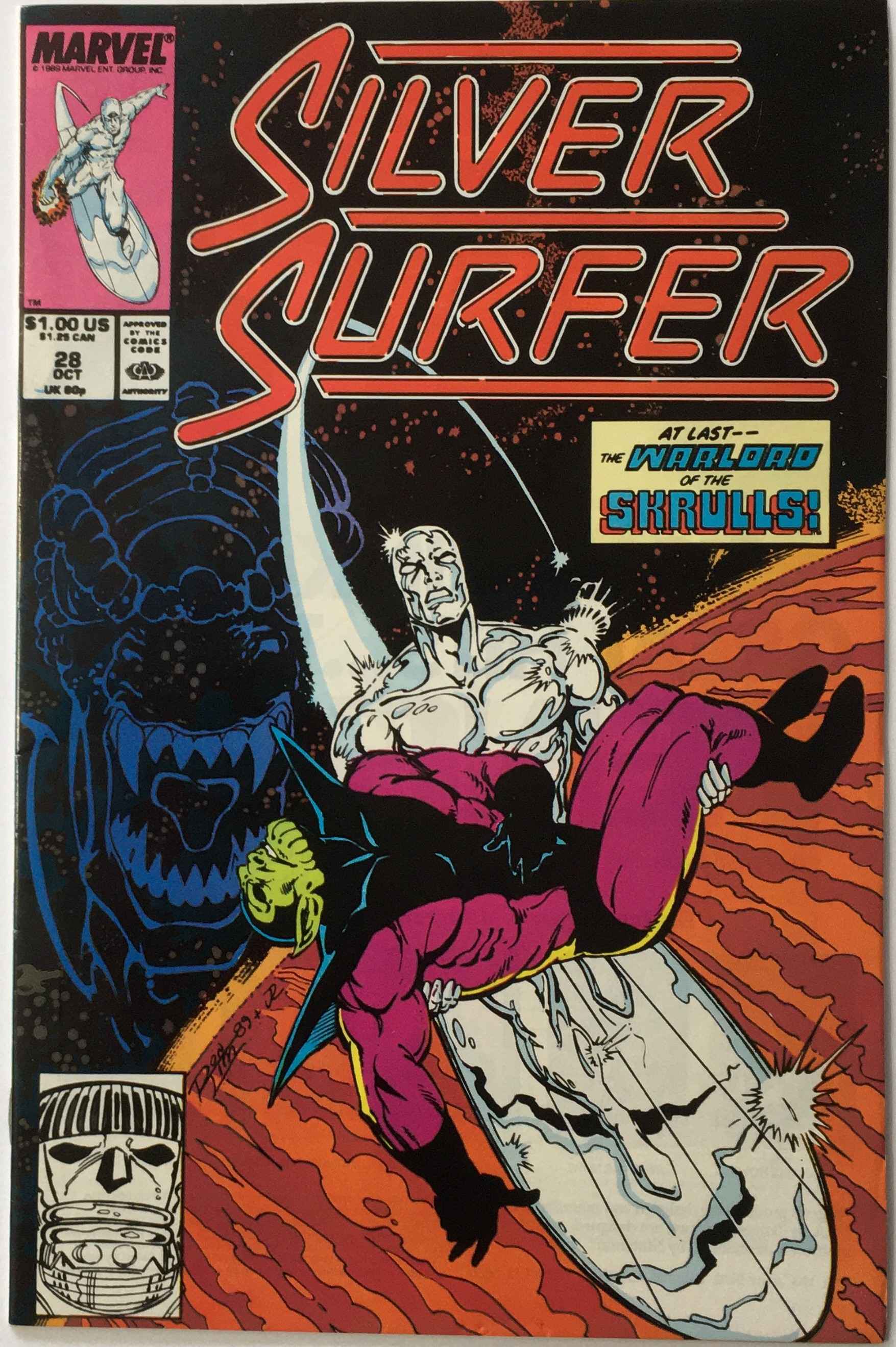 Silver Surfer - Neanderthals! - Volume 3 - No. 28 - October 1989