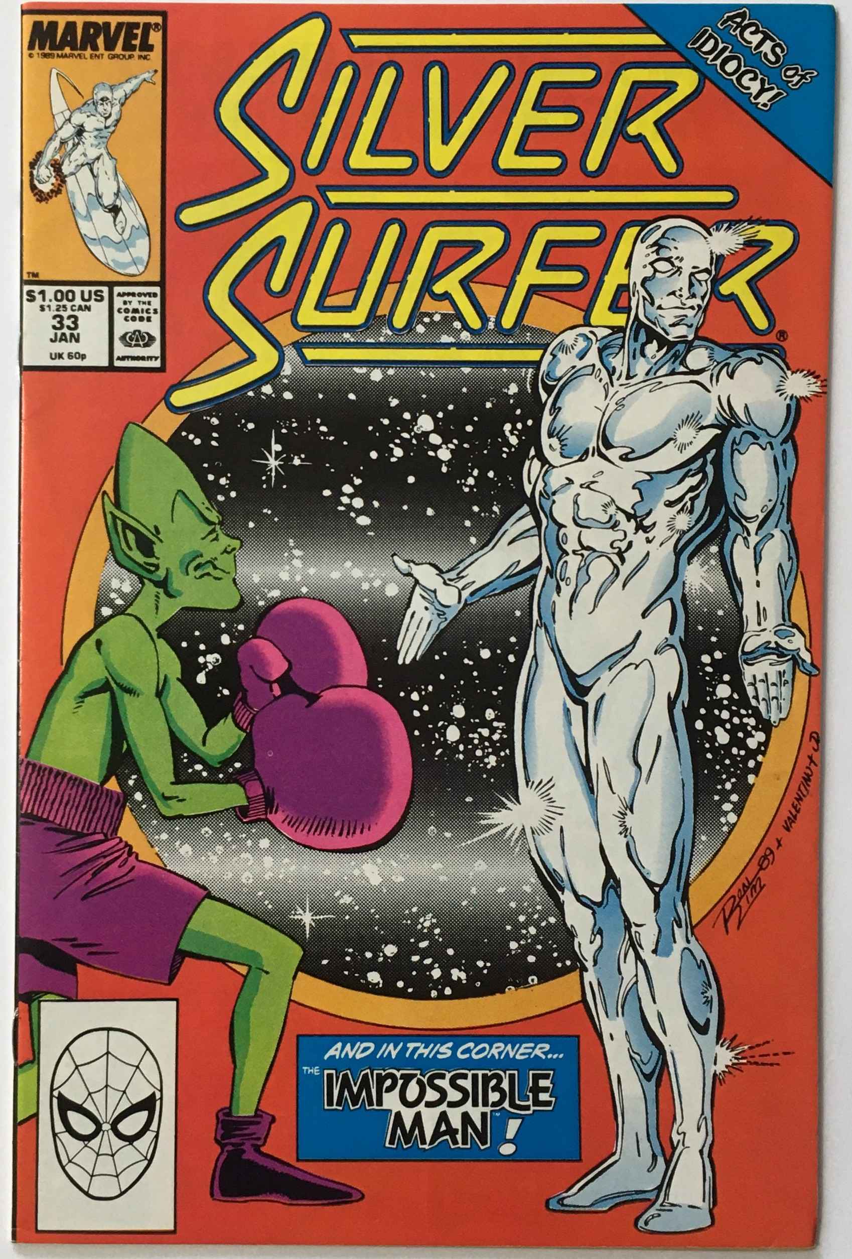 Silver Surfer - Nothing Is Impossible, Man - Volume 3 - No. 33 - January 1990