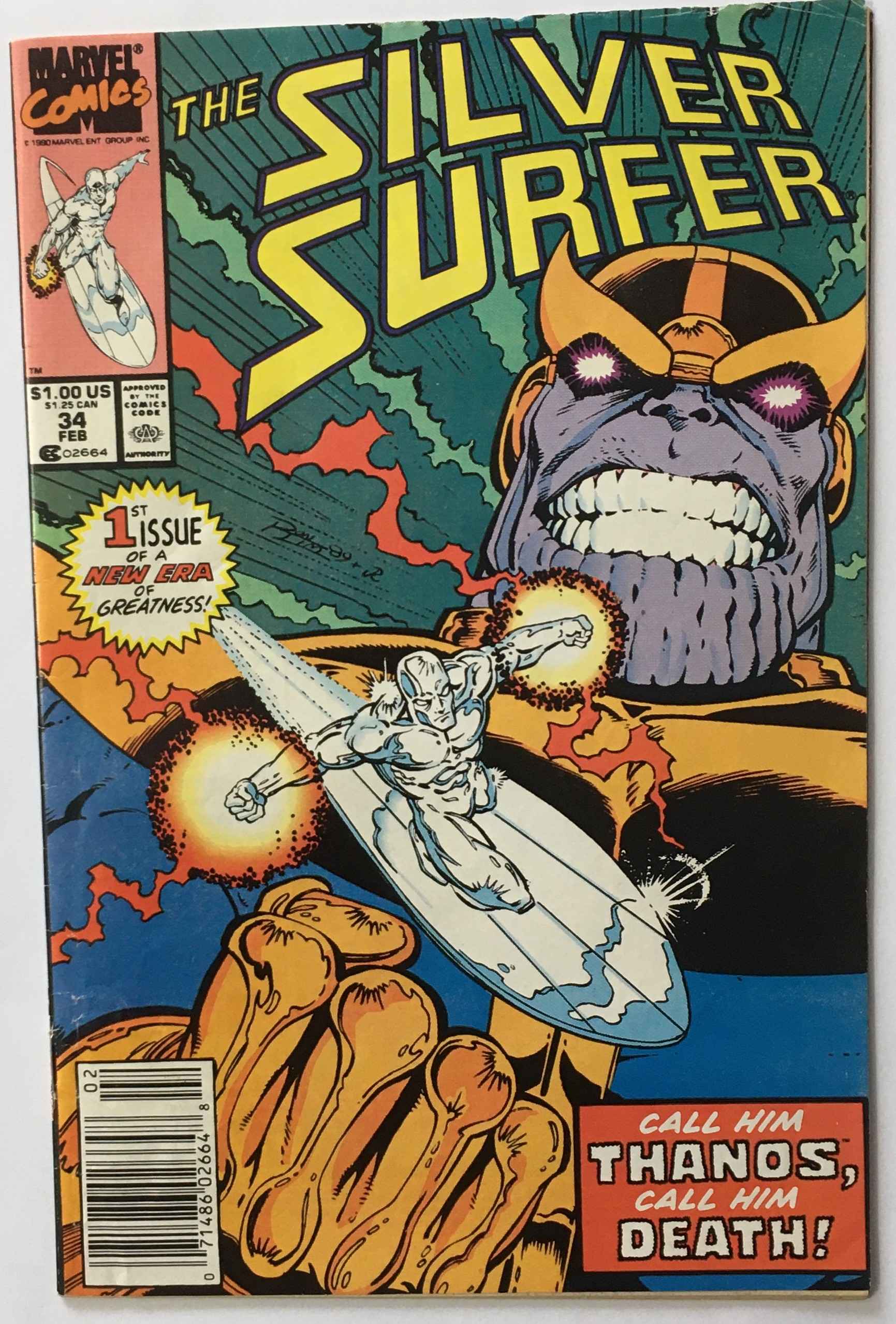 Silver Surfer - ...Even Demigods Must Dream - Volume 3 - No. 34 - February 1990