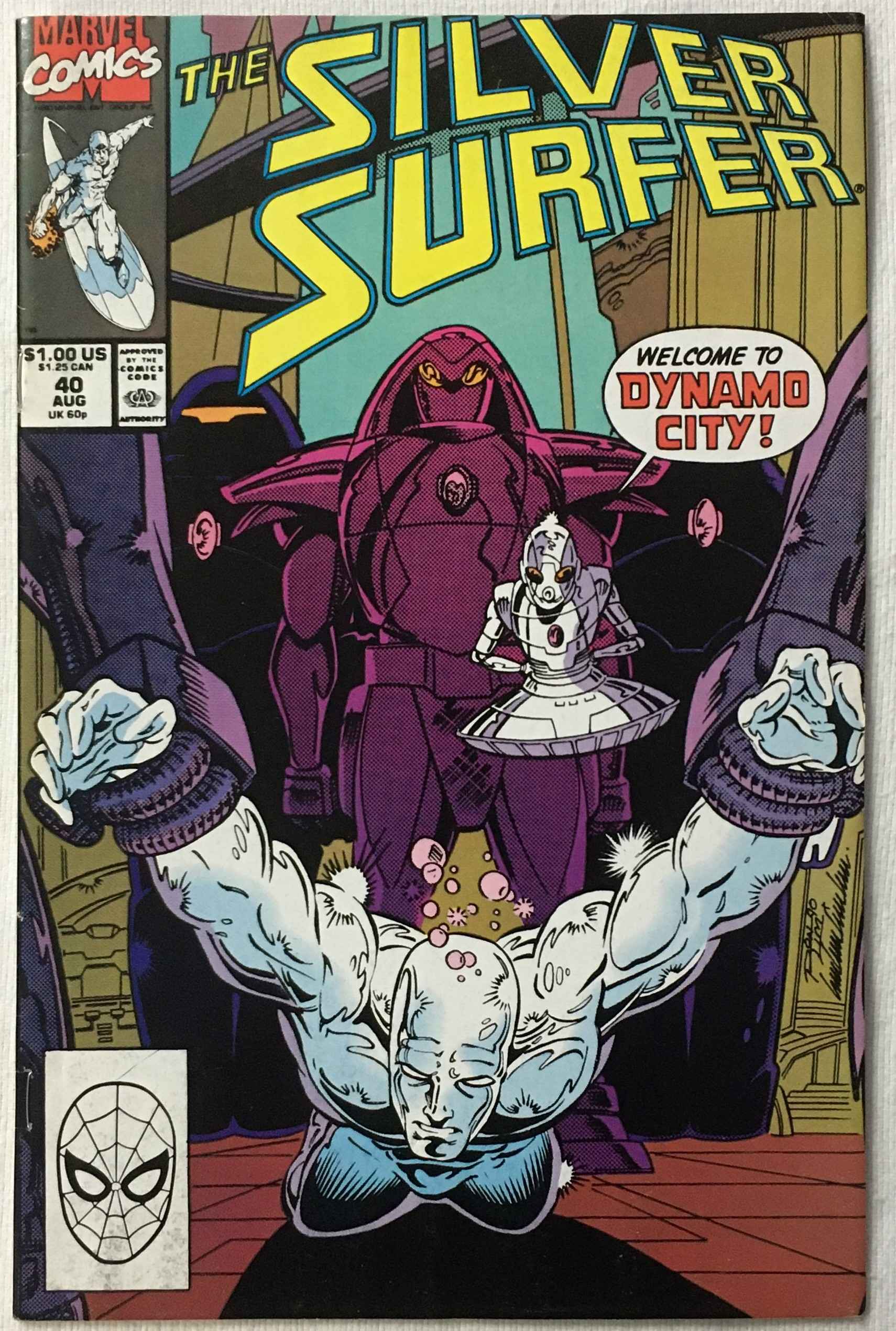 Silver Surfer - Welcome To Dynamo City - Volume 3 - No. 40 - August 1990