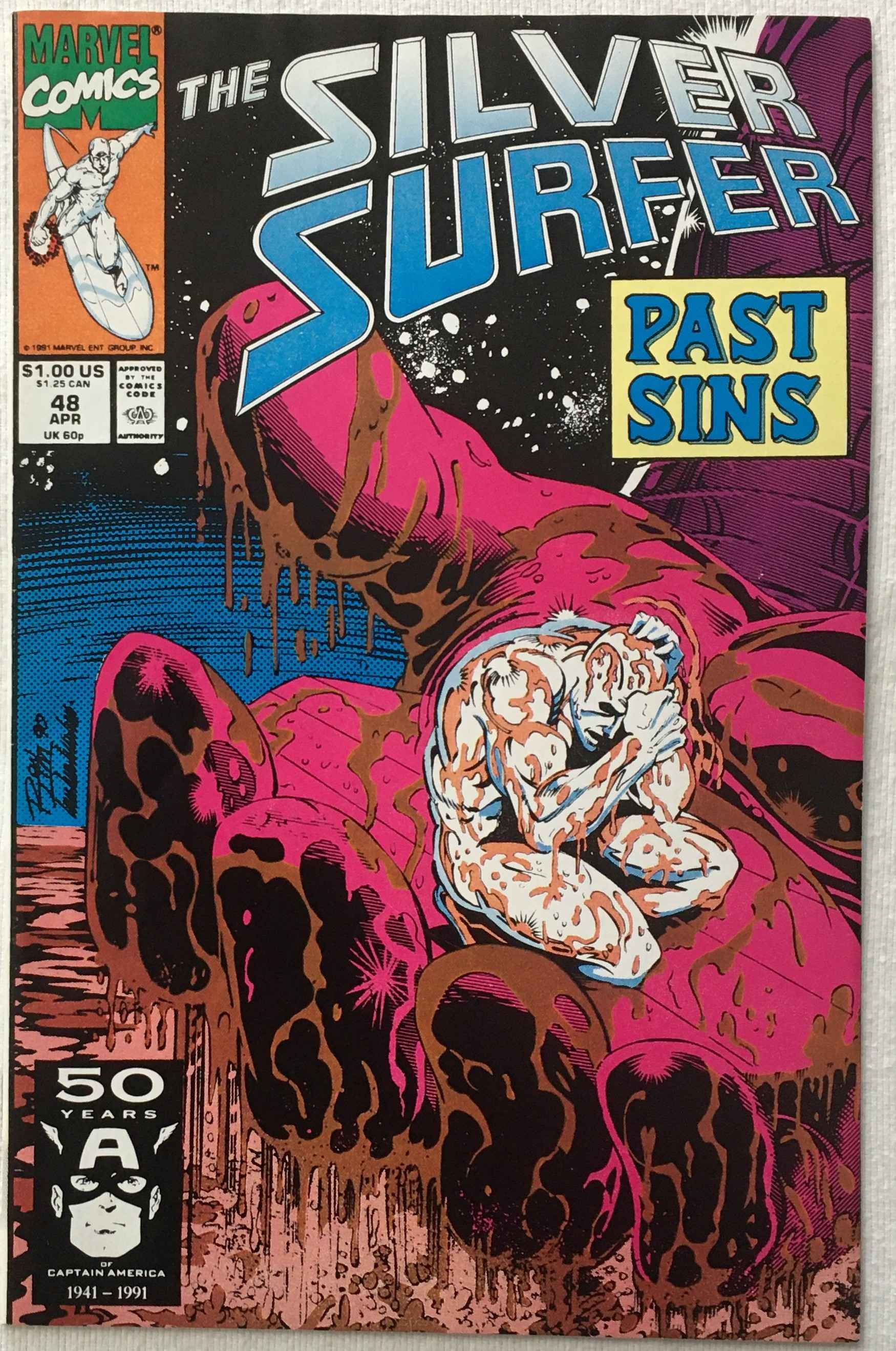 Silver Surfer - Confronting Ones Maker! - Volume 3 - No. 48 - April 1991