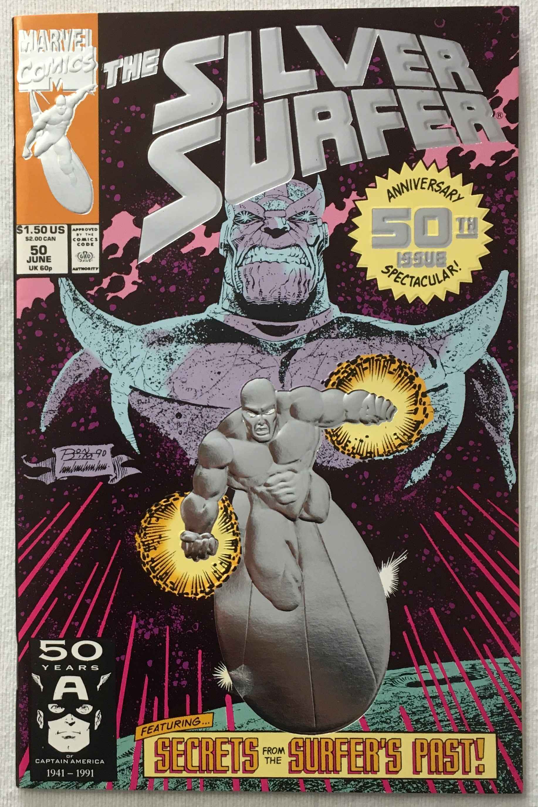 Silver Surfer - Deeply Buried Secrets! - Volume 3 - No. 50 - June 1991