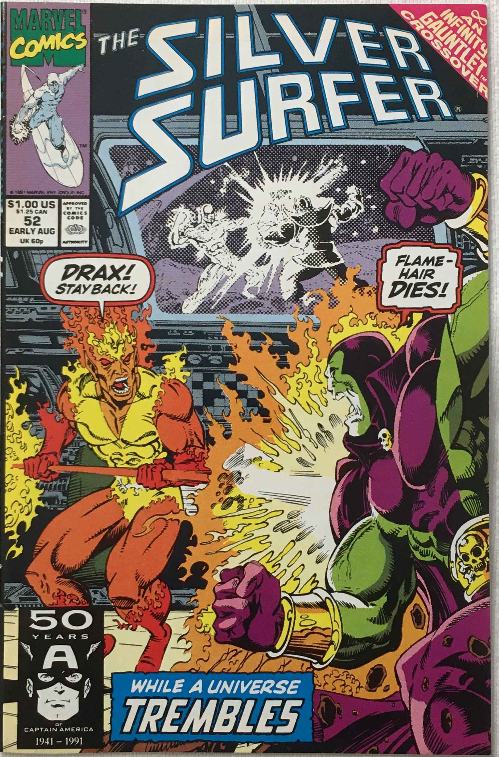 Silver Surfer - The Hero In Absence - Volume 3 - No. 52 - August 1991
