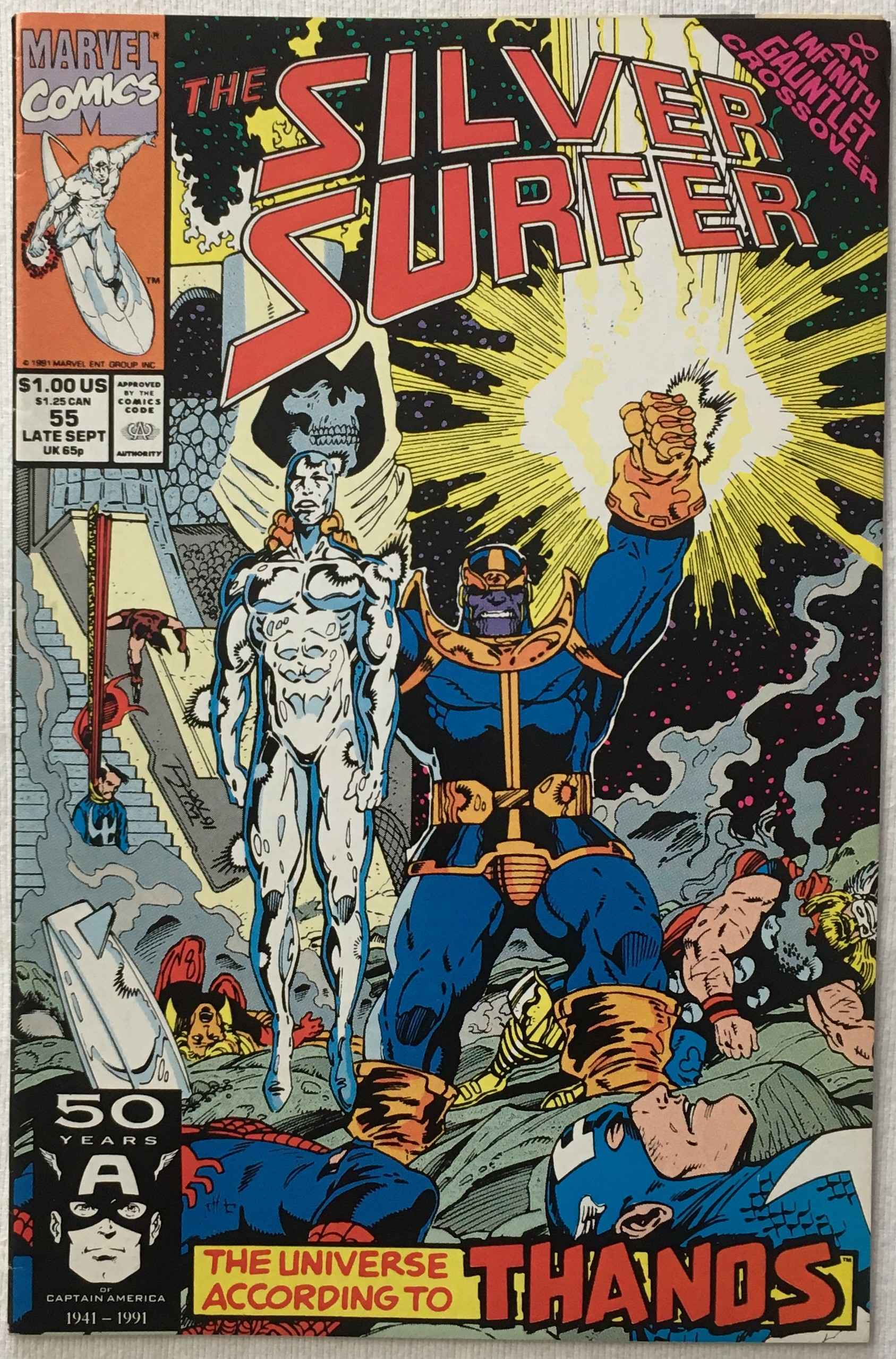Silver Surfer - The Universe According to Thanos Part One Genesis - Volume 3 - No. 55 - September 1991