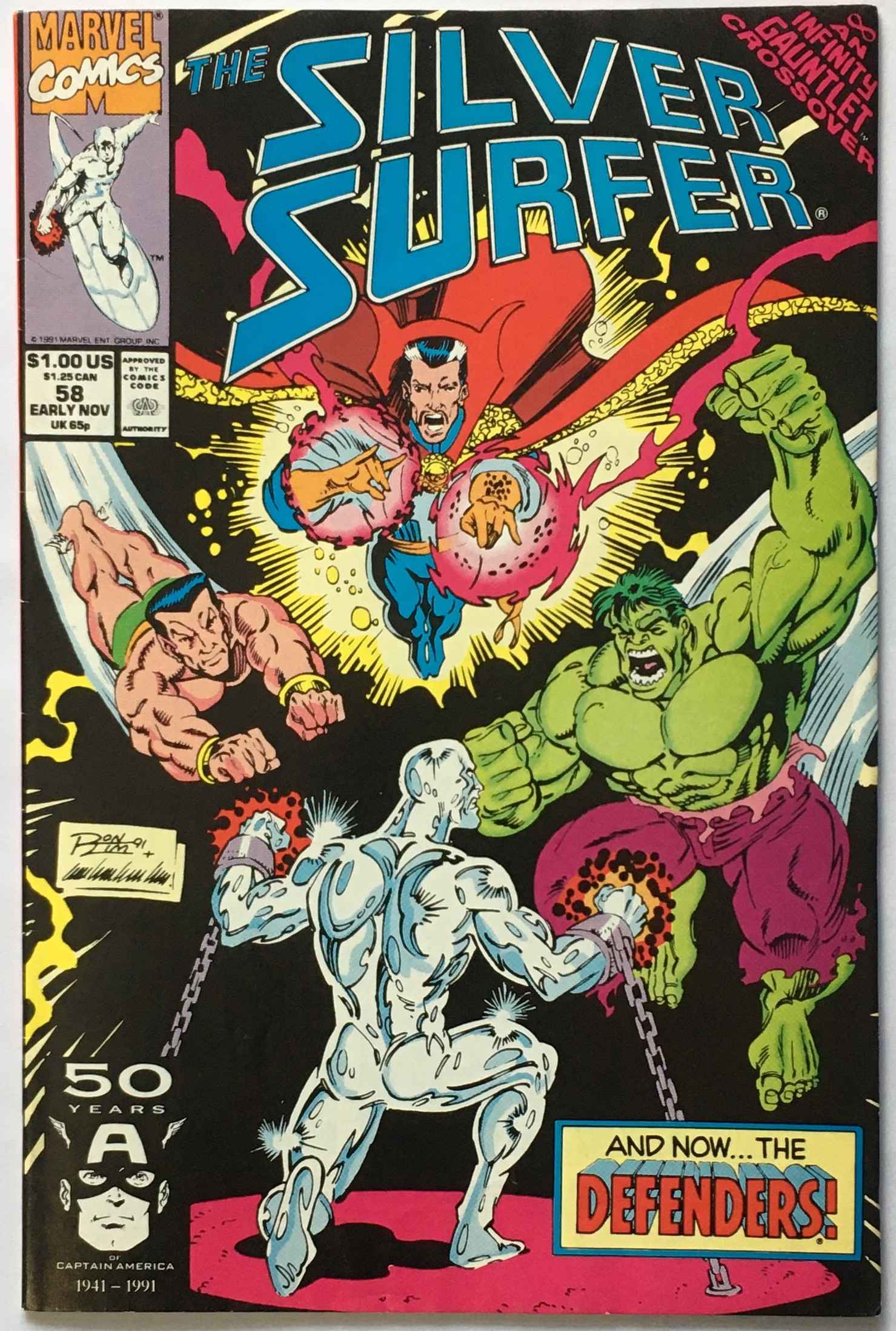 Silver Surfer - Forgiveness - Volume 3 - No. 58 - November 1991