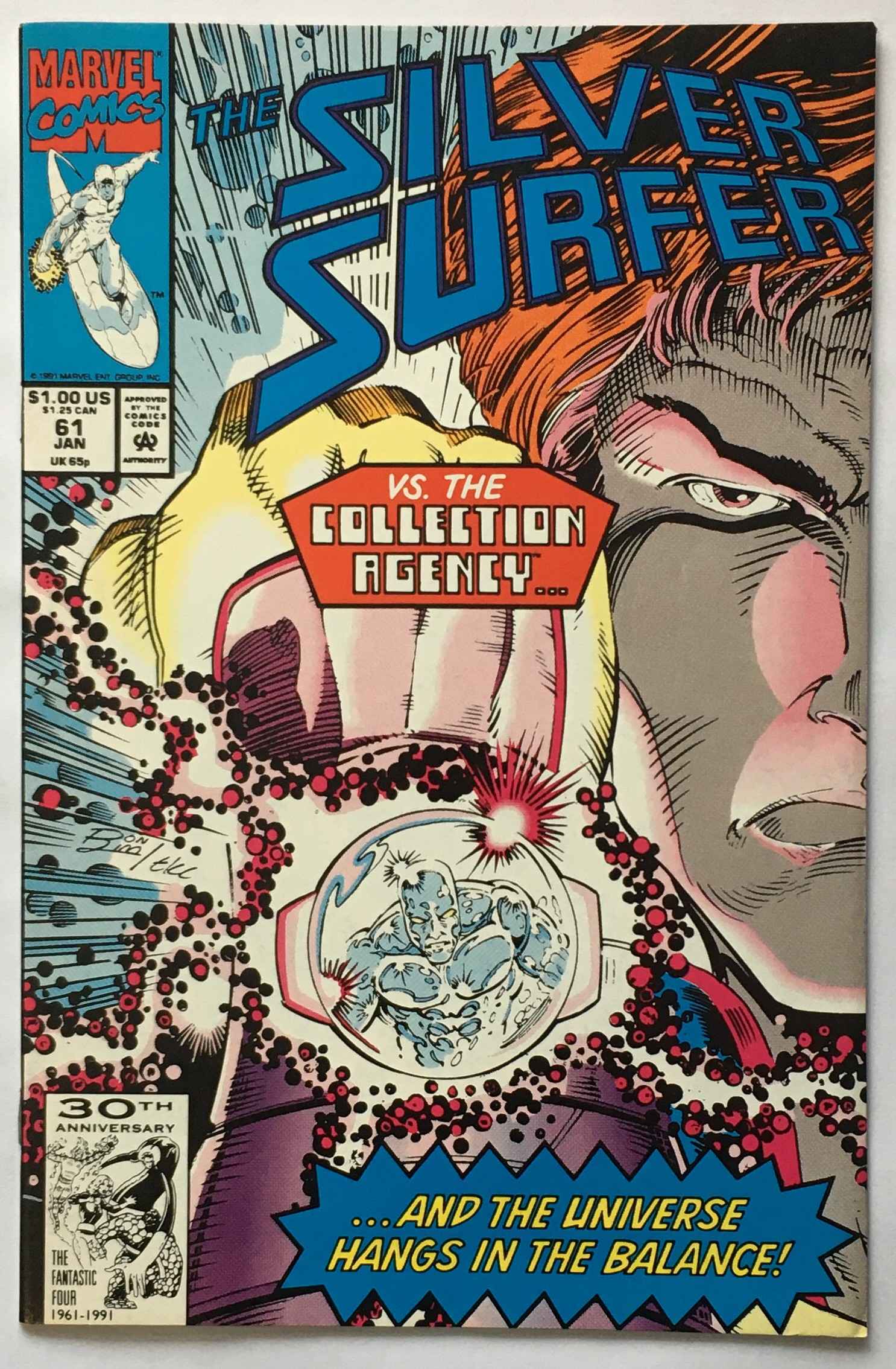 Silver Surfer - Carrier - Volume 3 - No. 61 - January 1992
