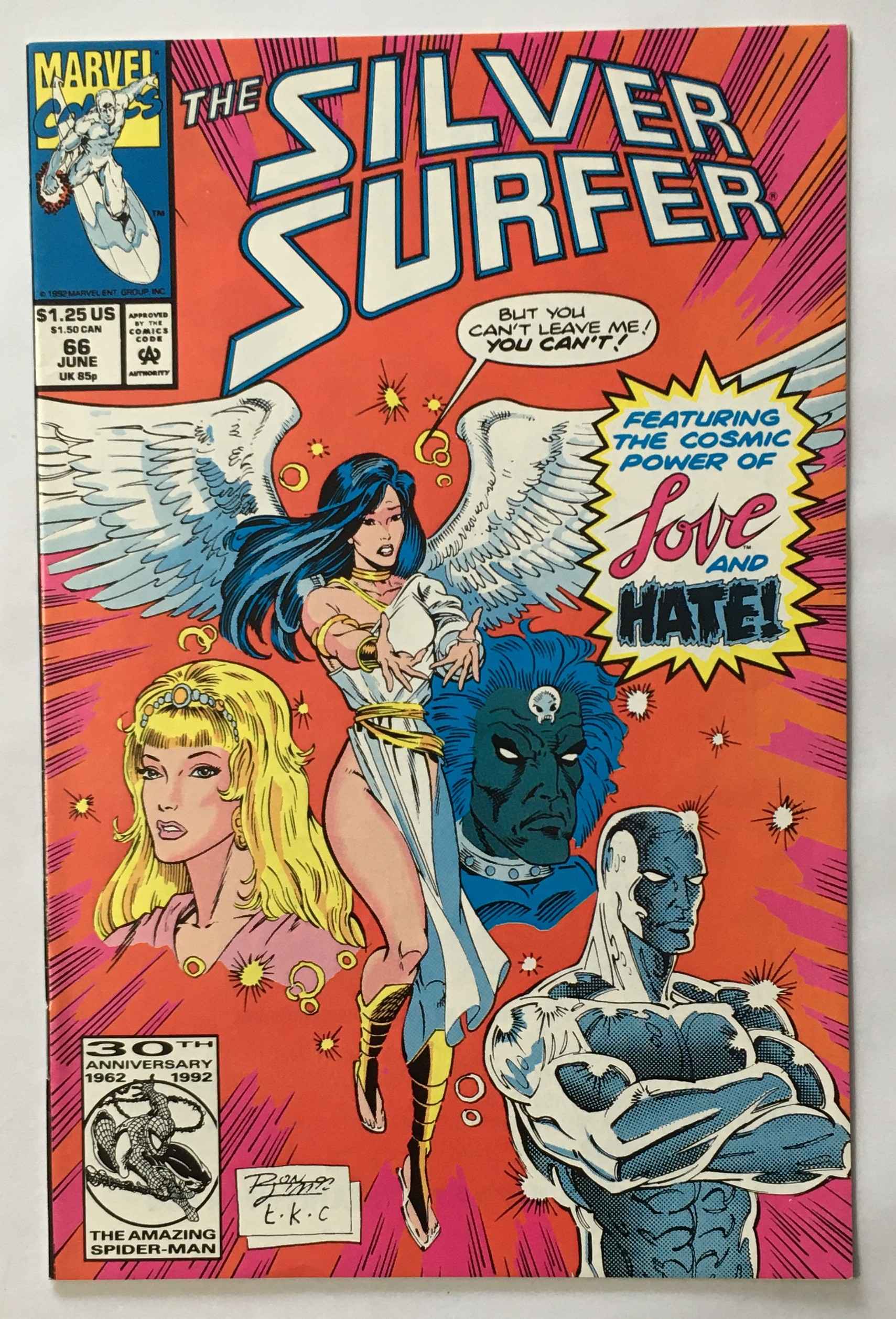 Silver Surfer - Conflicting Emotions - Volume 3 - No. 66 - June 1992