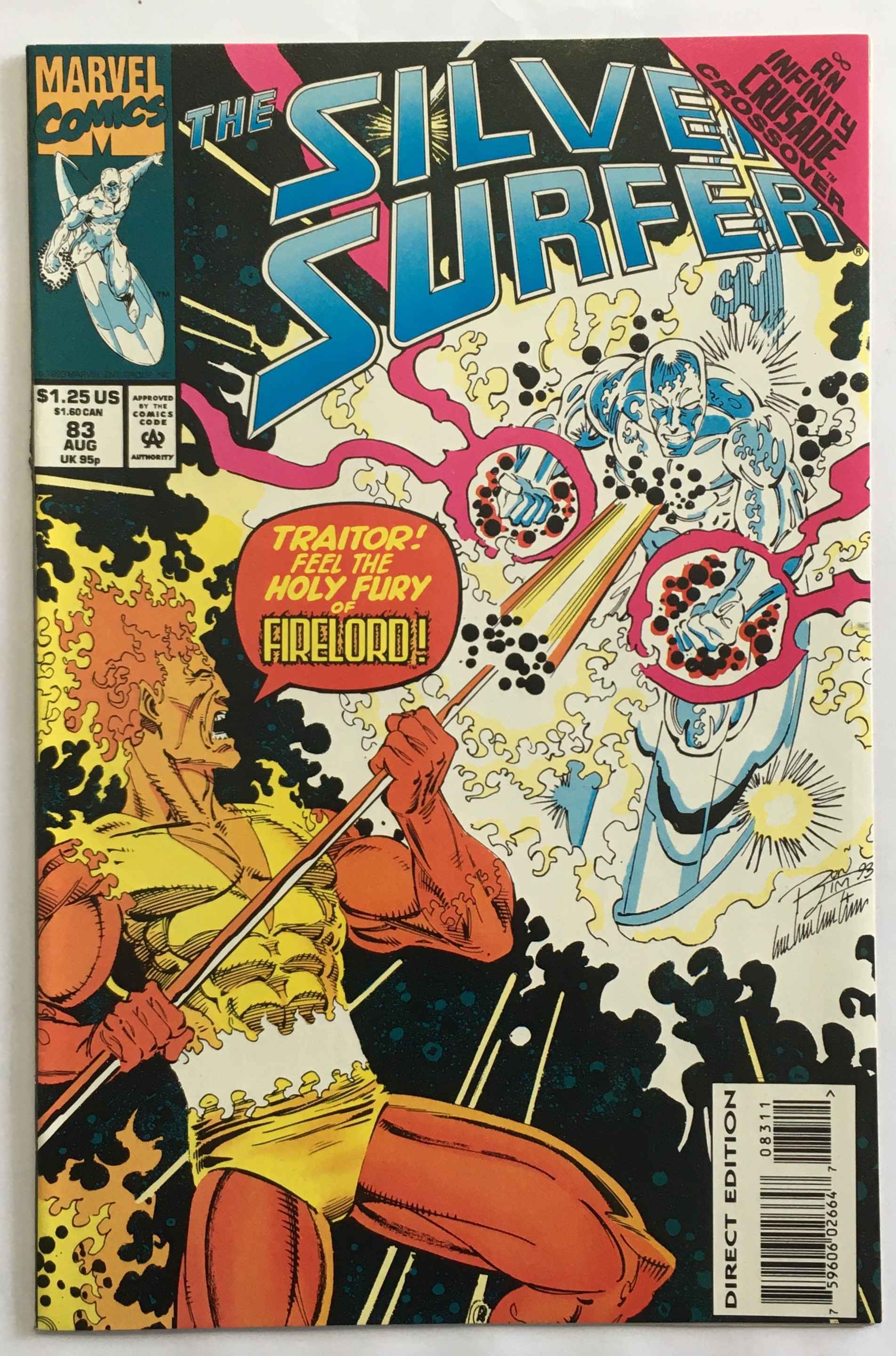 Silver Surfer - Burning - Volume 3 - No. 83 - August 1993