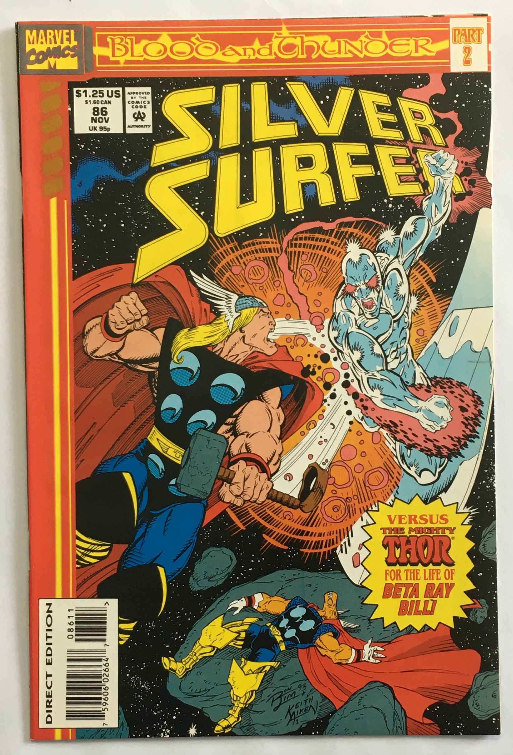 Blood and Thunder/Silver Surfer - Part 2/86 - Friends and Foes - Volume 3 - November 1993