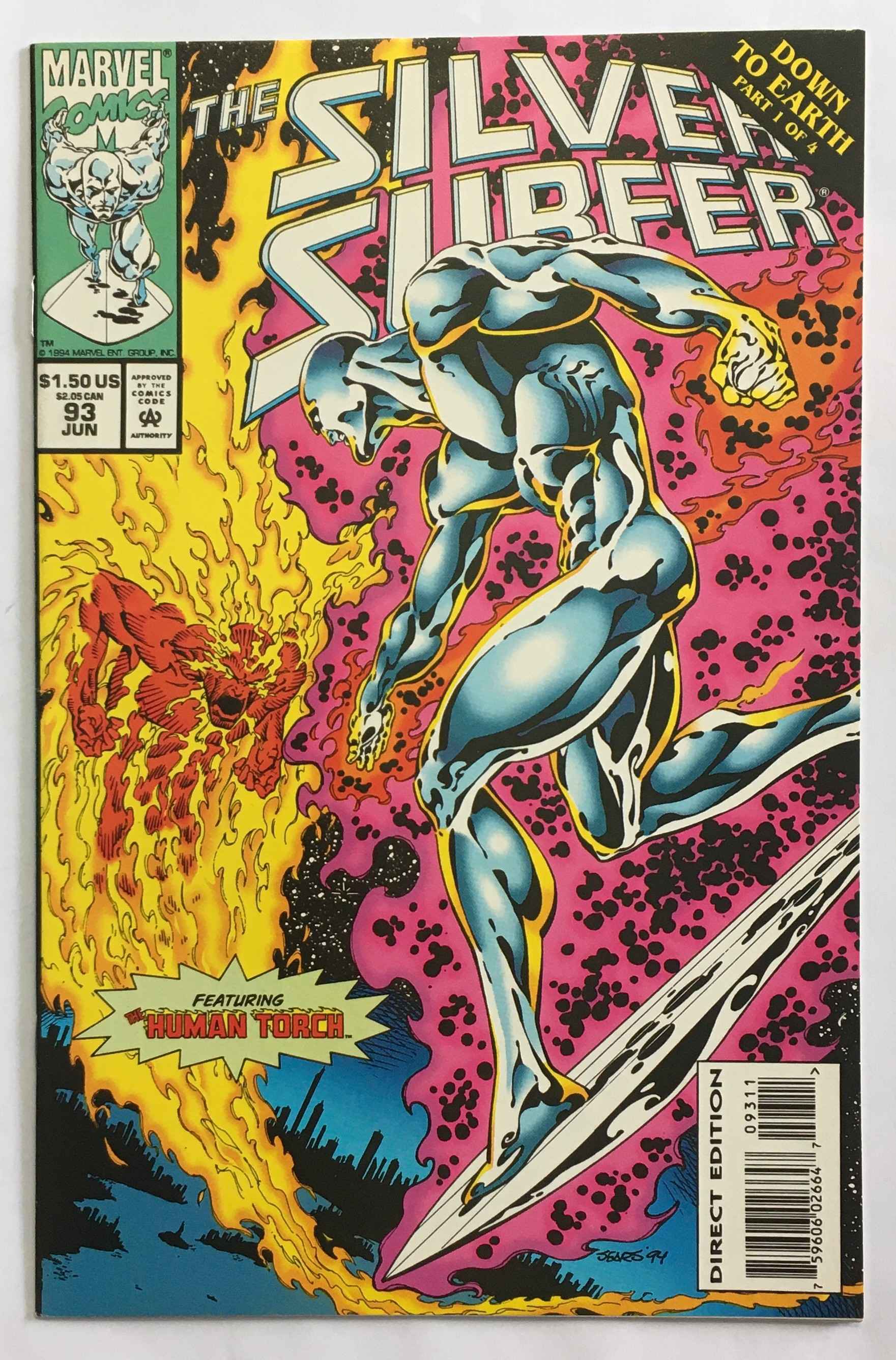 Silver Surfer - Down to Earth:1 - Volume 3 - No. 93 - June 1994
