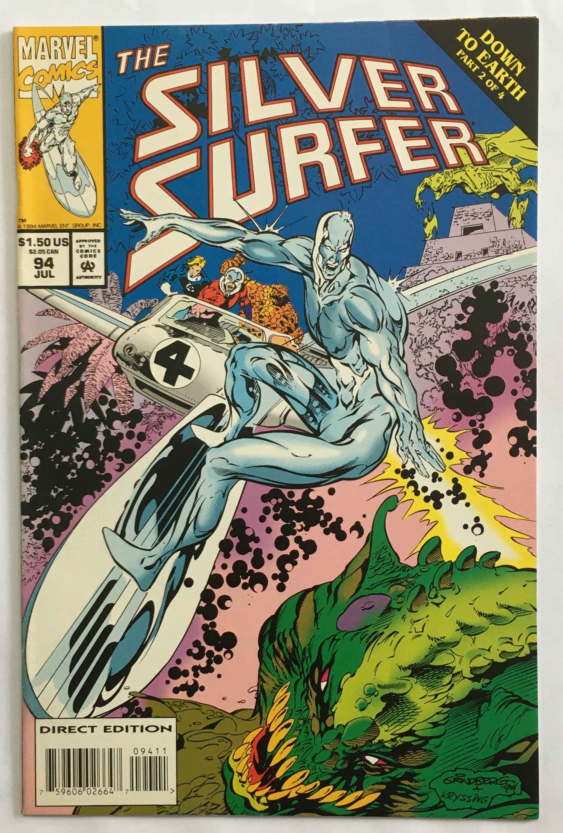Silver Surfer - Down to Earth:2 - Volume 3 - No. 94 - July 1994