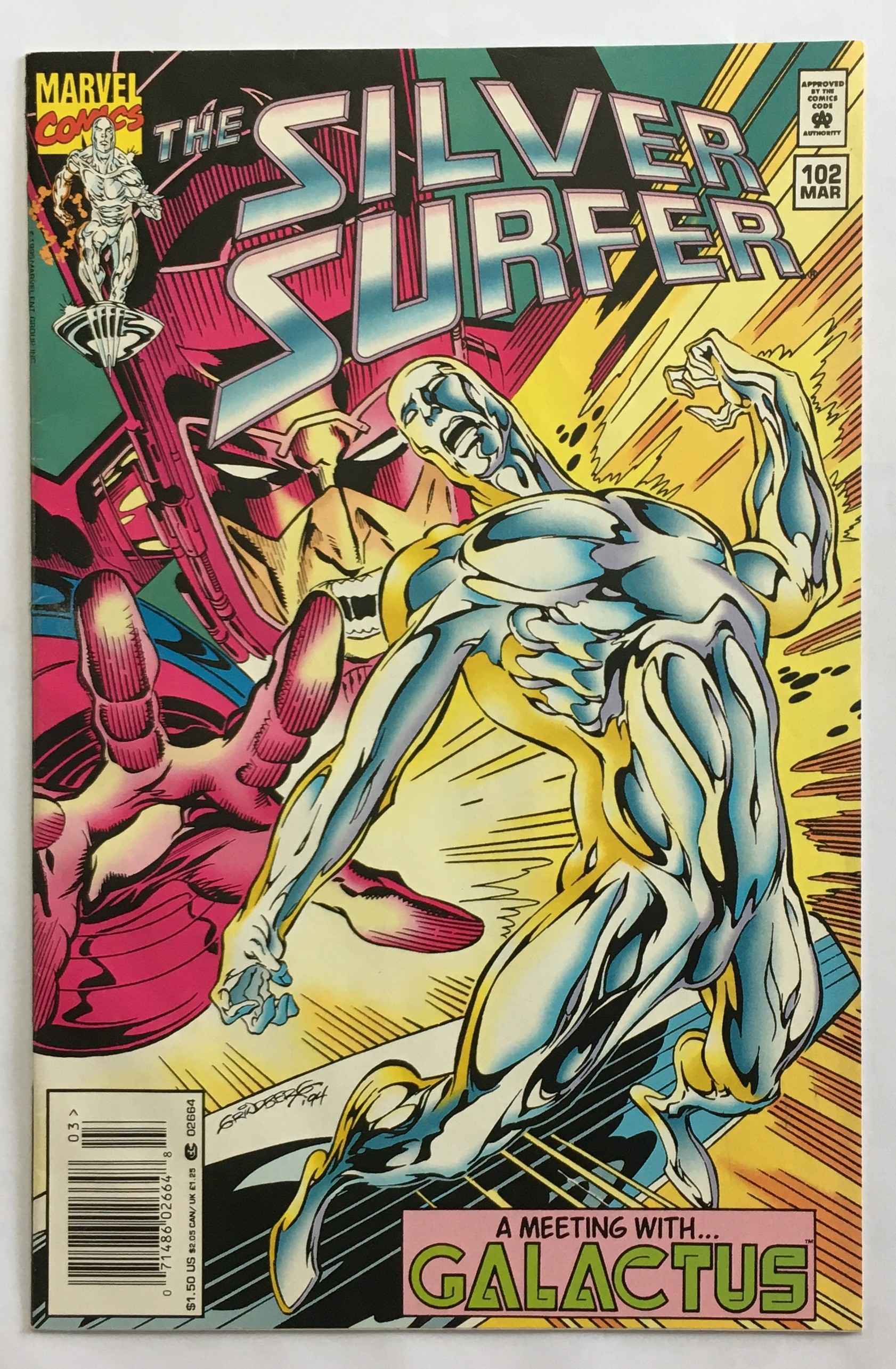 Silver Surfer - Surfers Plea - Volume 3 - No. 102 - March 1995
