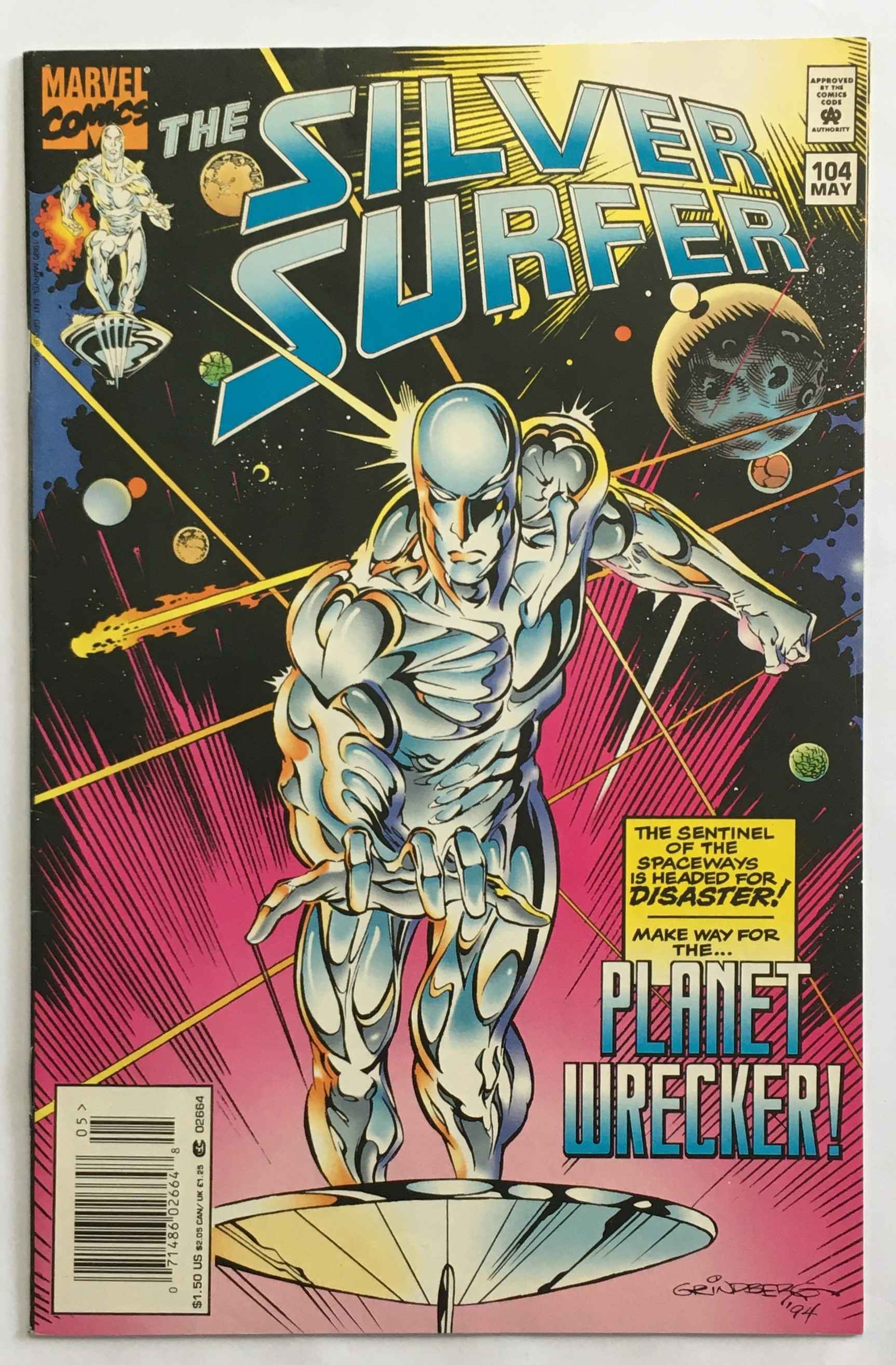 Silver Surfer - Stress - Volume 3 - No. 104 - May 1995