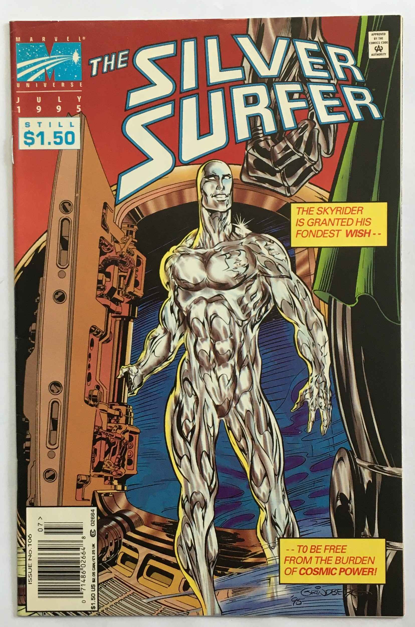 Silver Surfer - Crowd Control - Volume 3 - No. 106 - July 1995
