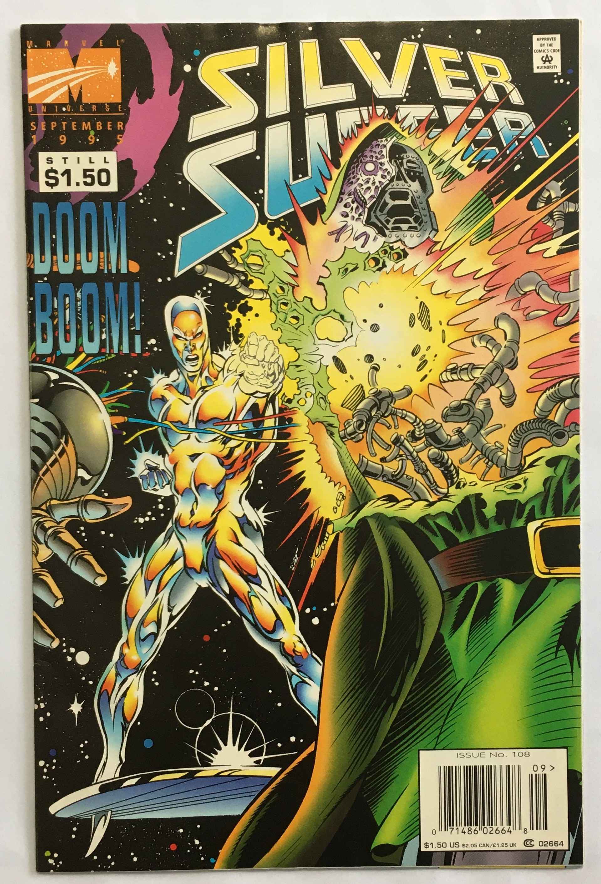 Silver Surfer - Doom Boom! - Volume 3 - No. 108 - September 1995


