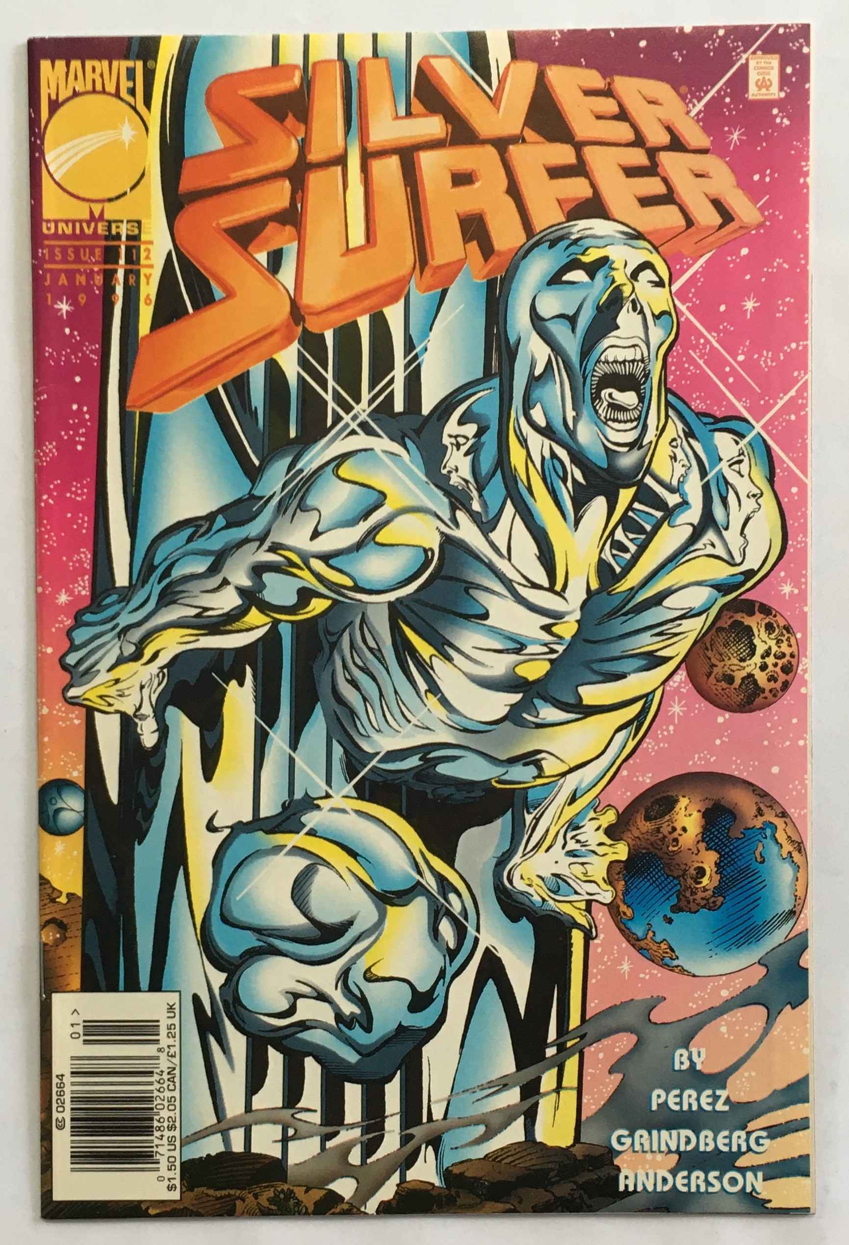 Silver Surfer - Catch A Wave - Volume 3 - No. 112 - January 1996



