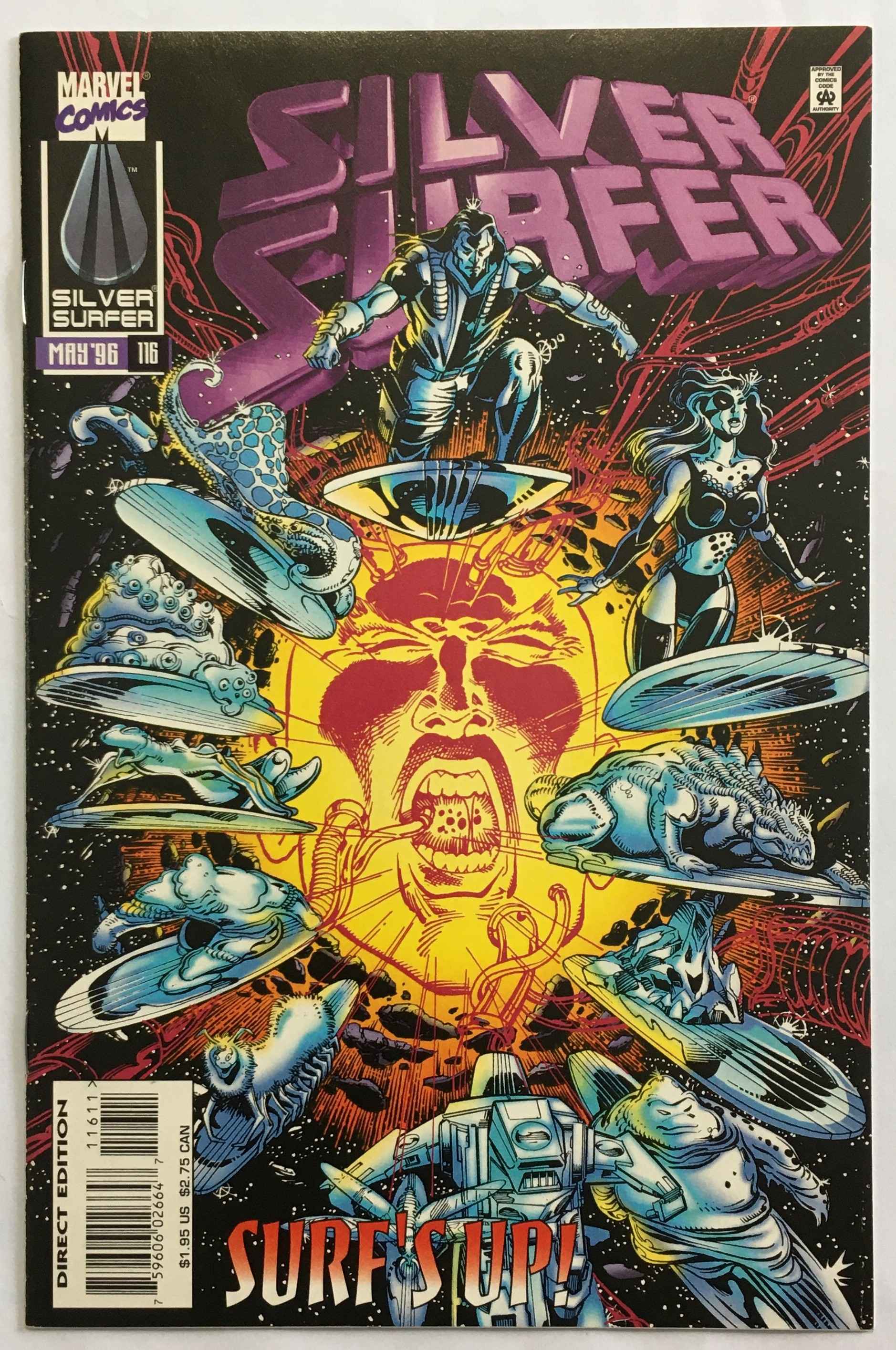 Silver Surfer - Surfing With The Alien - Volume 3 - No. 116 - May 1996