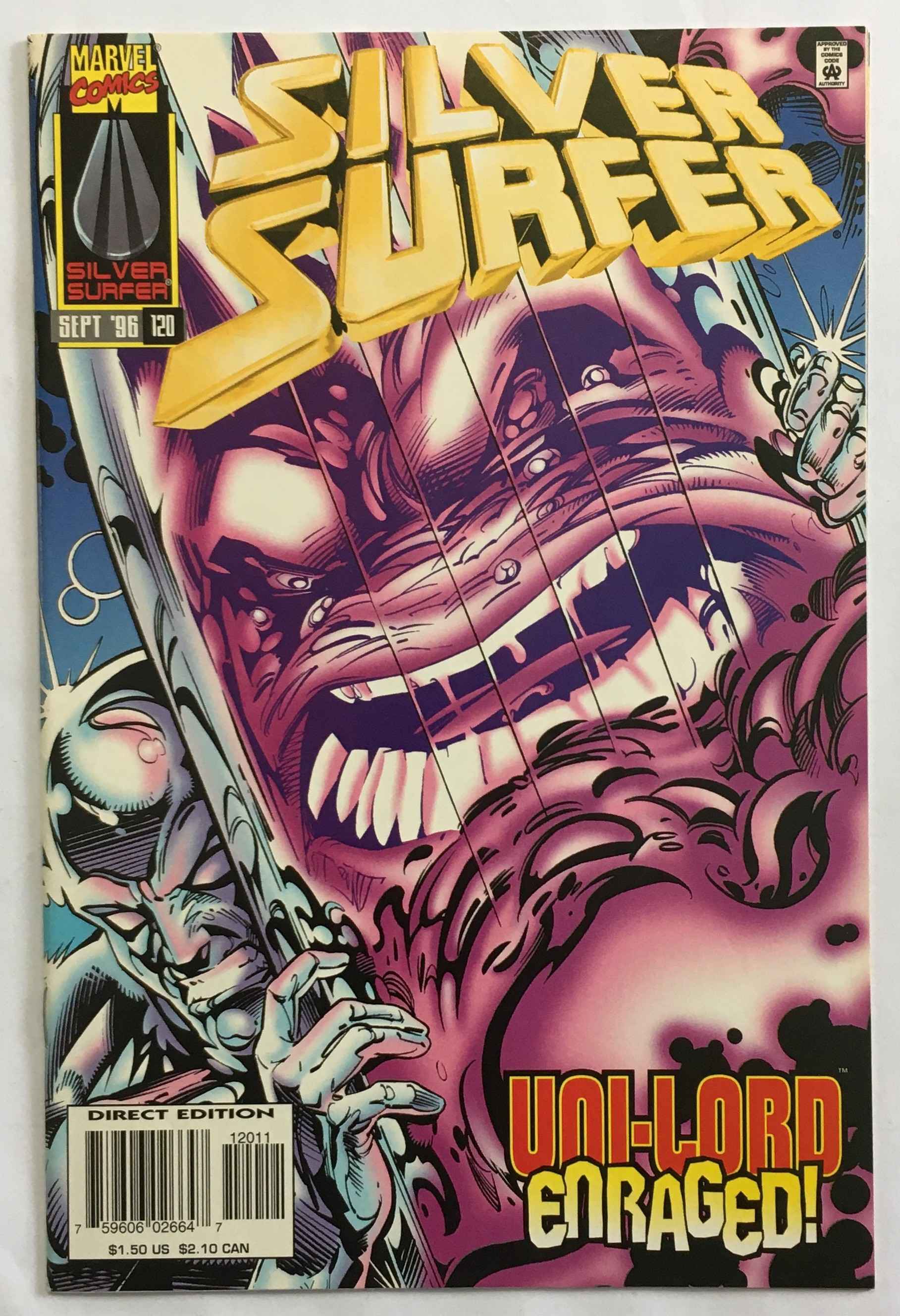 Silver Surfer - Burning Hell - Volume 3 - No. 120 - September 1996