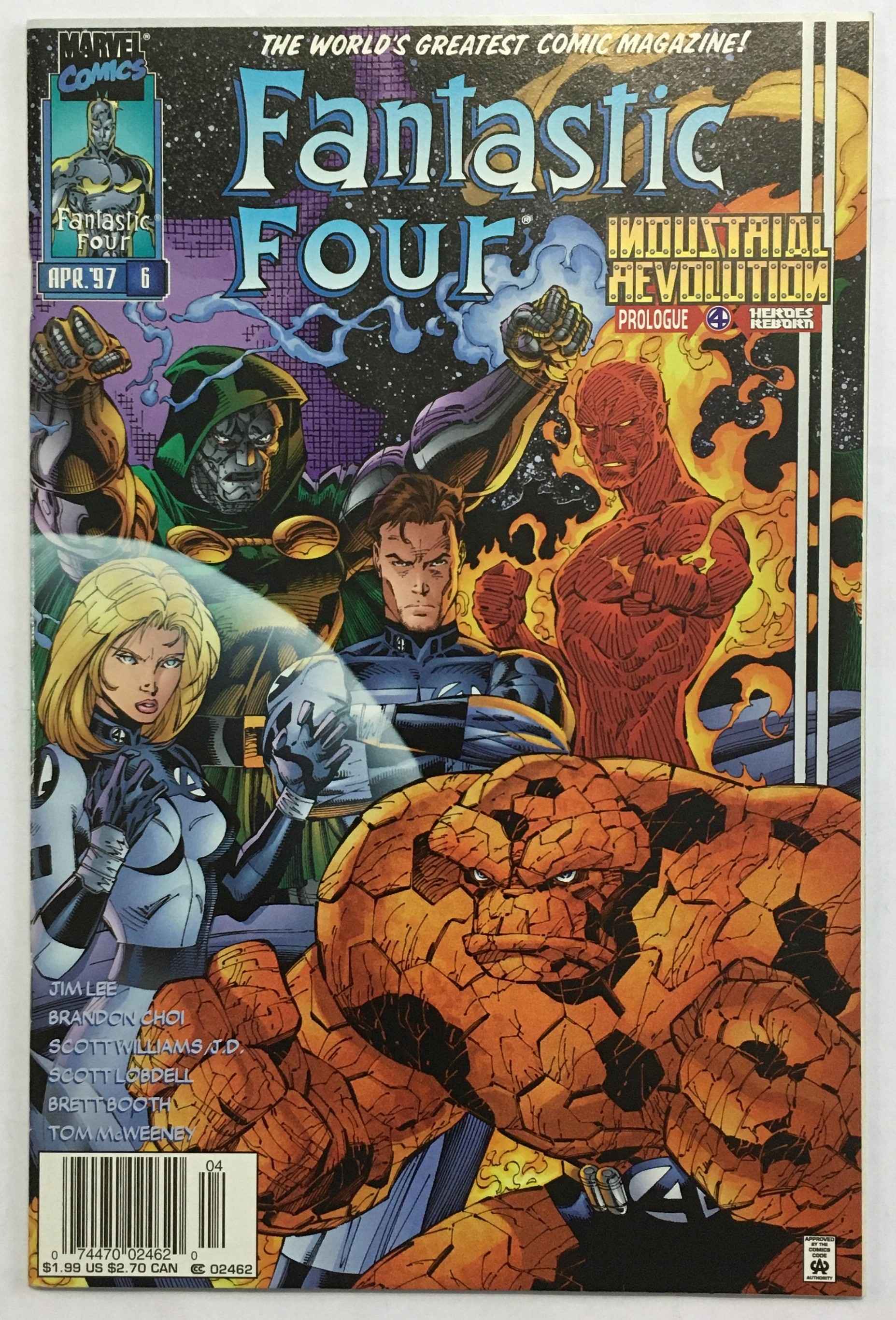 Fantastic Four - Industrial Revolution - Volume 2 - No. 6 - April 1997