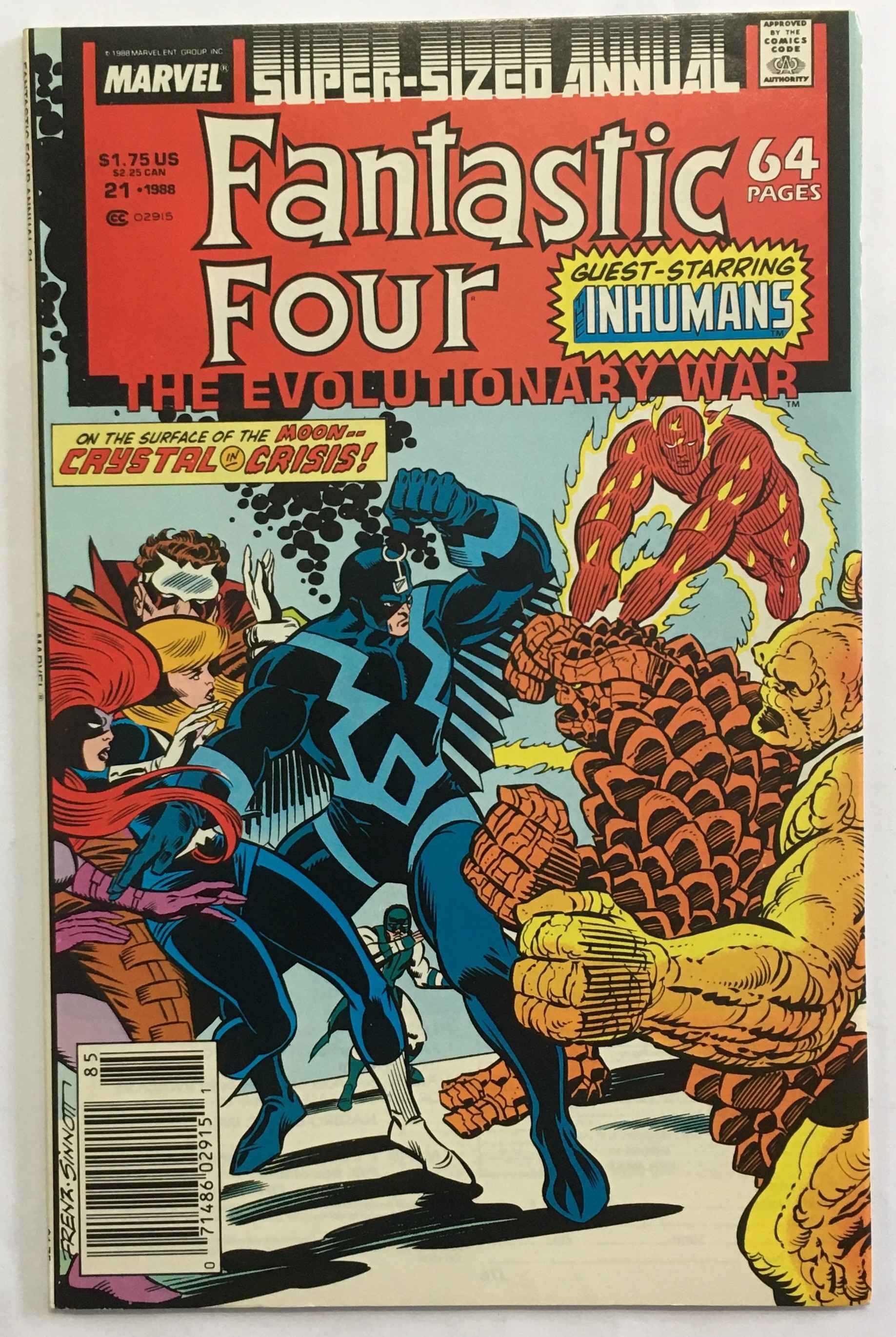 Fantastic Four - Crystal Blue Persuasion - Super Sized Annual - Volume 1 - No. 21 - June 1998