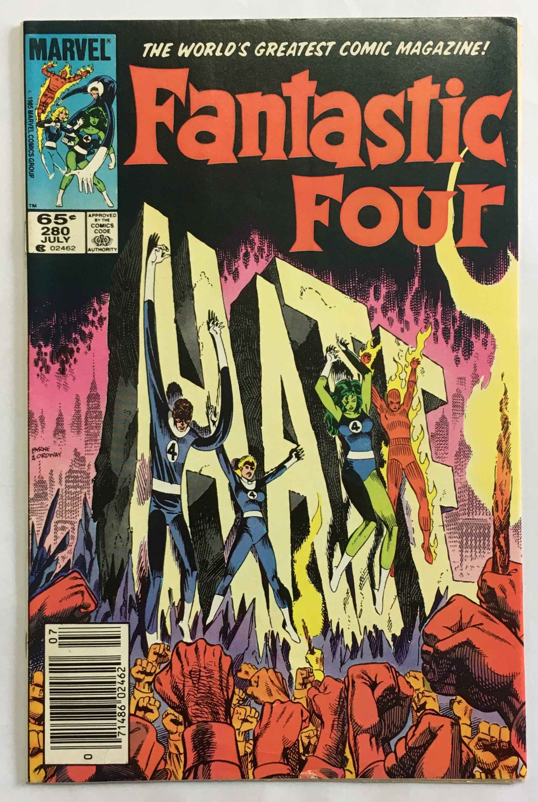 Fantastic Four - Tell Them All They Love Must Die - Volume 1 - No. 280 - July 1984