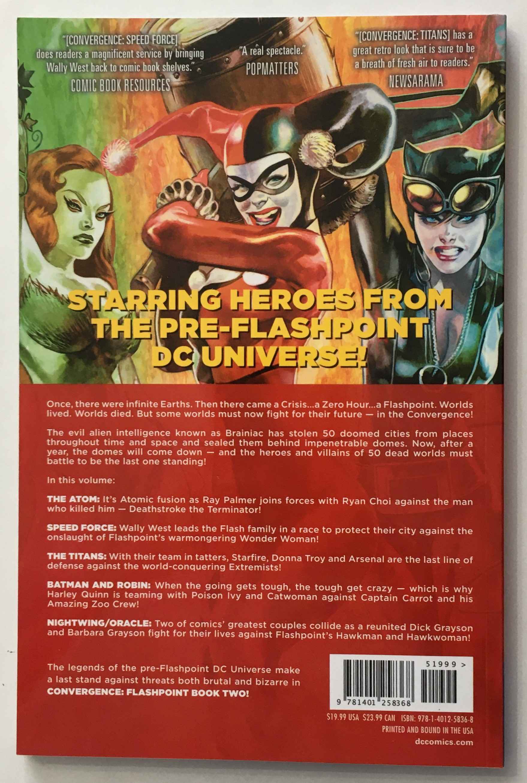 Convergence Flashpoint Book 2 - The Atom:1-2, Speed Force:1-2, The Titans:1-2, Batman and Robin:1-2, Harley Quinn:1-2 - Graphic Novel - 2015 2