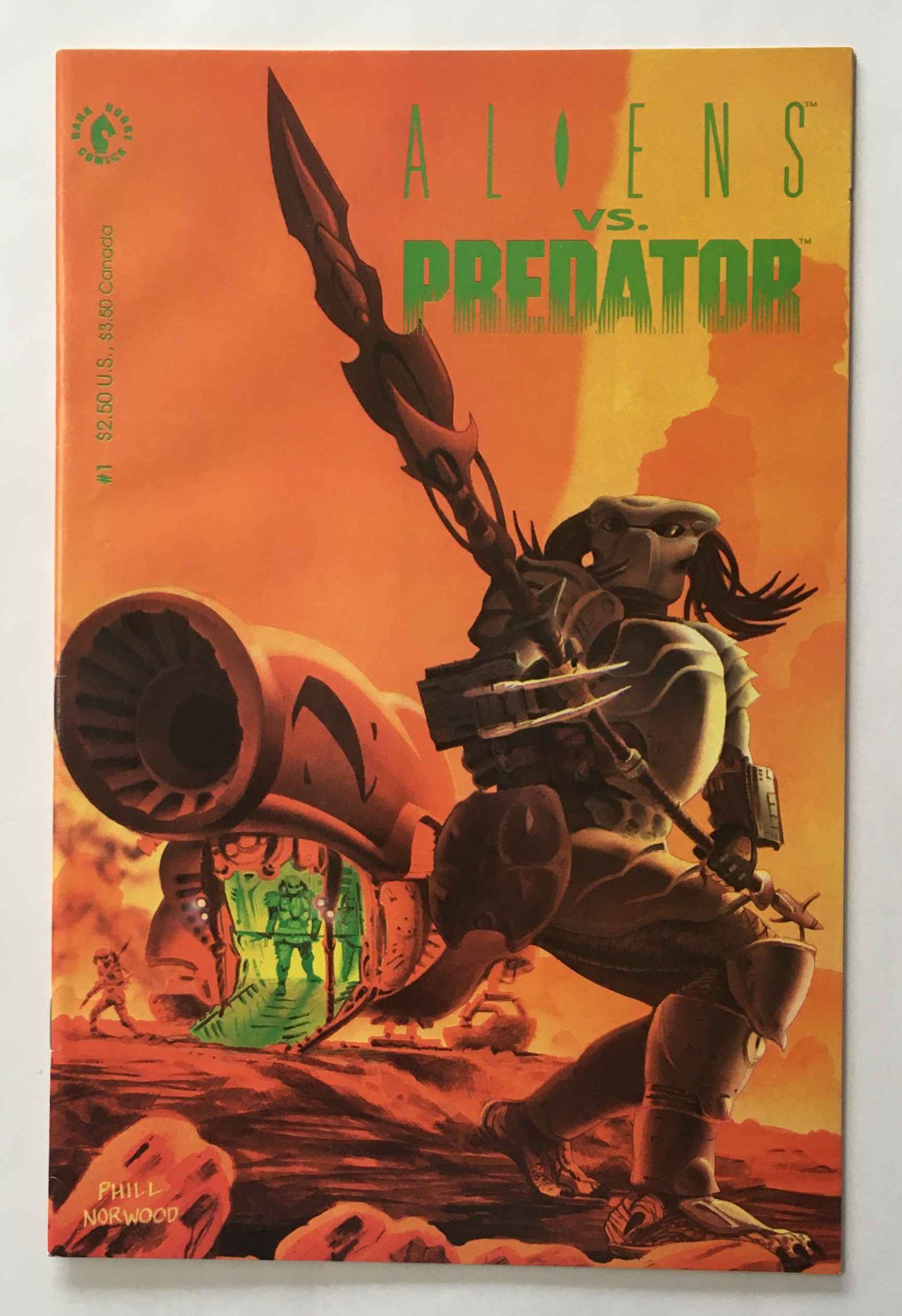 Aliens - Aliens VS Predator - 1 of 4 - Graphic Novel - 1990